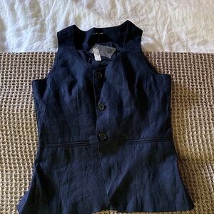 Madewell linen Vest